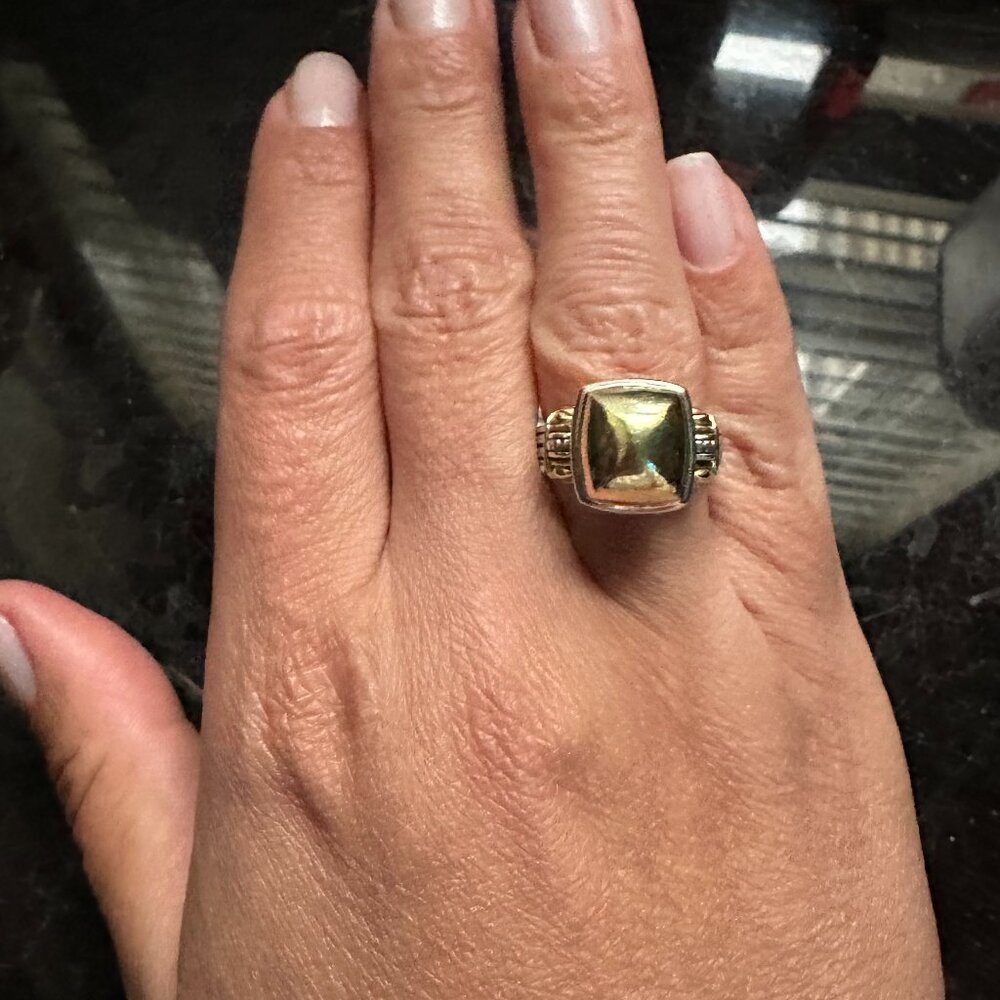 LAGOS Caviar Gold Dome Ring